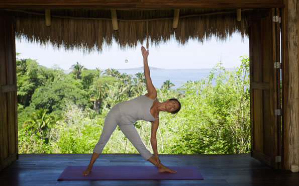 Scuba Pro Shares Triangle Pose Stretch