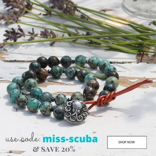 octopus miss scuba wrap bracelet